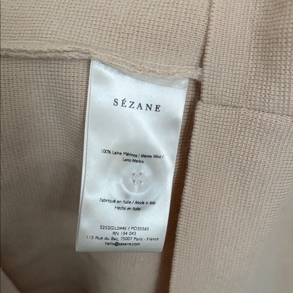 Sezane Jude merino wool cardigan - Picture 5 of 7